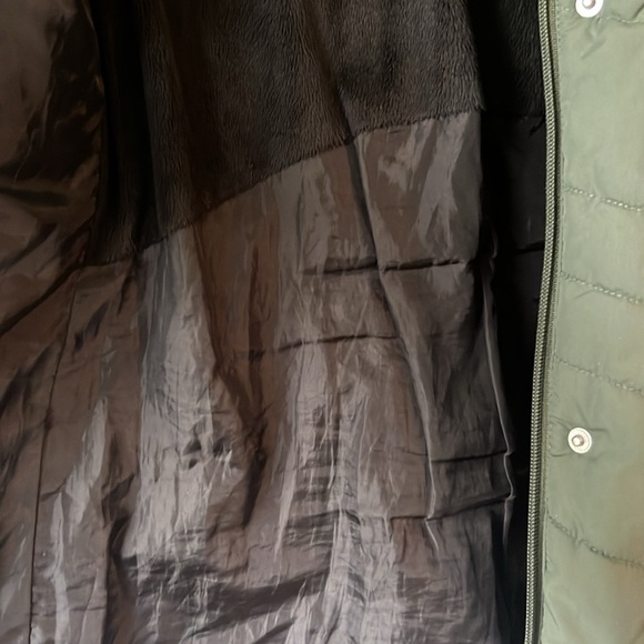 Free Country Puffer Green Dual Zip Partial Fleece Lined Women’s S - Picture 15 of 16